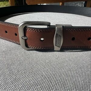 Dickies Black or Brown Leather Belt reversible for Men size 50-52